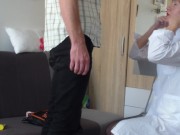 Lady Dom dom doctor and her patient in panties 1/16