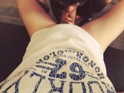 учится сосать и получает сперму на лицо 13/16