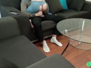 Ripped her jeans and fucked a teen after footjob.Amateur Mira Lime 8/16