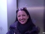 GERMAN SCOUT - DEUTSCHES TEENY JULY AUS BERLIN AUF PARKDECK AO GEFICKT 8/16