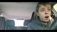 Woman and vibrators - In public with vibrator and having an orgasm while driving
