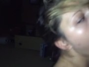 Beautiful horny blonde rimming for my sperm! 5/16