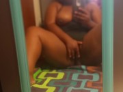 Cumming in Mirror - My Morning Orgasm 3/16