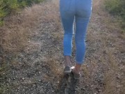 Walking and pissing my pants on the side of the road. 3/16