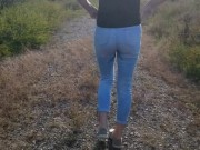 Walking and pissing my pants on the side of the road. 4/16