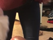 Hot mom giving head while husband home in the other room 16/16