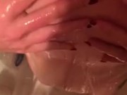 Pissing on Playmates Tits 11/16