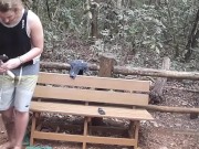 ORAL and FACIAL in a PUBLIC park - ALMOST GET CAUGHT - Dread Hot 16/16