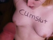 Cumslut POV Facefuck with Facial. 7/16