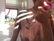 Hot lonely girl plays with herself in the tub 14/16