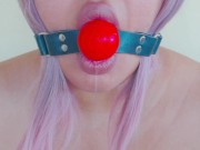 ASMR Ball Gag Drool/Moaning 1/16