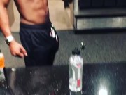 Jamaican bbc Ready To Bust Big One After The Gym big nut 3/16