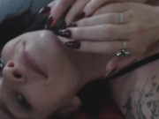 Mr.E has his way with Eliza during her cam show- leaving her soaked in cum 16/16