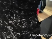 stepmom kitchen, the wife of my dad suck my big cock 5/16