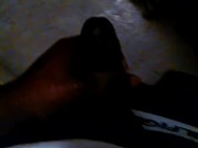 BBC stroking in bathroom waiting for PAWG to come over 4/16