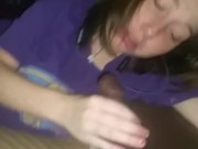 My wife suck my BBC so long had to bust in her mouth pov 14/16