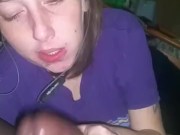 My wife suck my BBC so long had to bust in her mouth pov 9/16