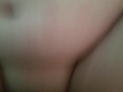 She lets me cum on her pink, wet cunt 13/16