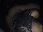 Gorgeous Ebony Gf Deepthroats and Squirts on BBC 3/16