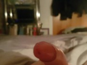 Amateur solo male dripping pre cum. First time video 13/16