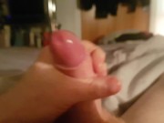 Amateur solo male dripping pre cum. First time video 16/16