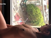 AMBER SKY SHOVES A DILDO UP HER PUSSY WITH A BUTT PLUG IN HER ASS-SAN FRAN 1/16