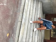 AMBER SKY SHOVES A DILDO UP HER PUSSY WITH A BUTT PLUG IN HER ASS-SAN FRAN 3/16