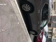 AMBER SKY SHOVES A DILDO UP HER PUSSY WITH A BUTT PLUG IN HER ASS-SAN FRAN 6/16