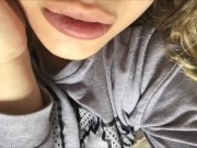 Lesbian ASMR POV Fingering, Nipple Orgasm for Daddy 13/16