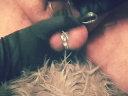 Ballbusting GF gives painful massage to the balls for fun, BDSM 12/16