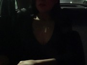 Join me as I take topless selfies during my taxi ride 6/16