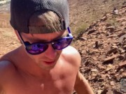 Longboarding and Hiking Fucking and Sucking Las Vegas Mountains 6/16