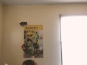 Boyfriend fucks sexy green eyed Girlfriend while parents are gone. 12/16