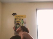 Boyfriend fucks sexy green eyed Girlfriend while parents are gone. 5/16