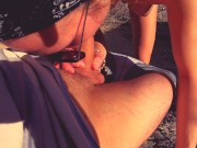 Topless hiking and mouthfull'o'cum in death valley (LAS VEGAS TRIP PART 2) 4/16