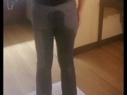 Pee Desperation and Jeans Wetting 16/16