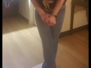 Pee Desperation and Jeans Wetting 3/16