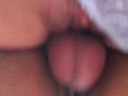 Terminada adentro con el hilo puesto 6/16