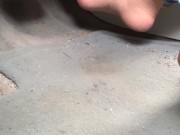 Pedal pumping with sneakers and barefoot 10/16