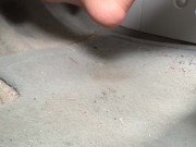 Pedal pumping with sneakers and barefoot 12/16