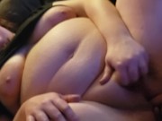 Sensual BBW loves watching porn, starts to get off 15/16