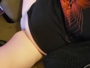 Sensual BBW loves watching porn, starts to get off 2/16