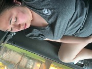 Girlfriend plays with herself then blows boyfriend before getting caught 5/16