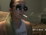 Chain Smoking 5 cigarettes with MissDee Nicotine Extreme 7/16