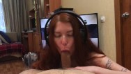 Condom swabs - Horny redhead like reverse cowgirl and apex legends -eating cum from condom