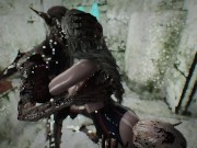 skyrim dark souls Fire Keeper and monster porn 10/16