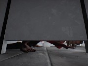 skyrim s sexy girl and a tramp fucked in a public toilet 14/16