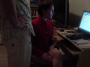 Young russian secretary fucked by her horny pervert boss 1/16