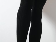 Schoolgirl in overknee socks rides on dildo on Snapchat. 1/16