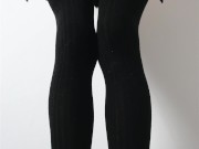 Schoolgirl in overknee socks rides on dildo on Snapchat. 5/16